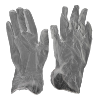 Виниловые одноразовые перчатки - размер XL