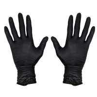 Перчатки нитриловые черные особопрочные