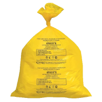 Медицинский пакет класса «Б» желтый 80  см х 100  см 14 мкм